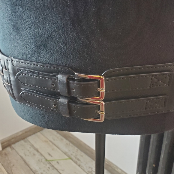 Black Wide Weaved Faux Leather Belt 🤩 - Picture 2 of 8